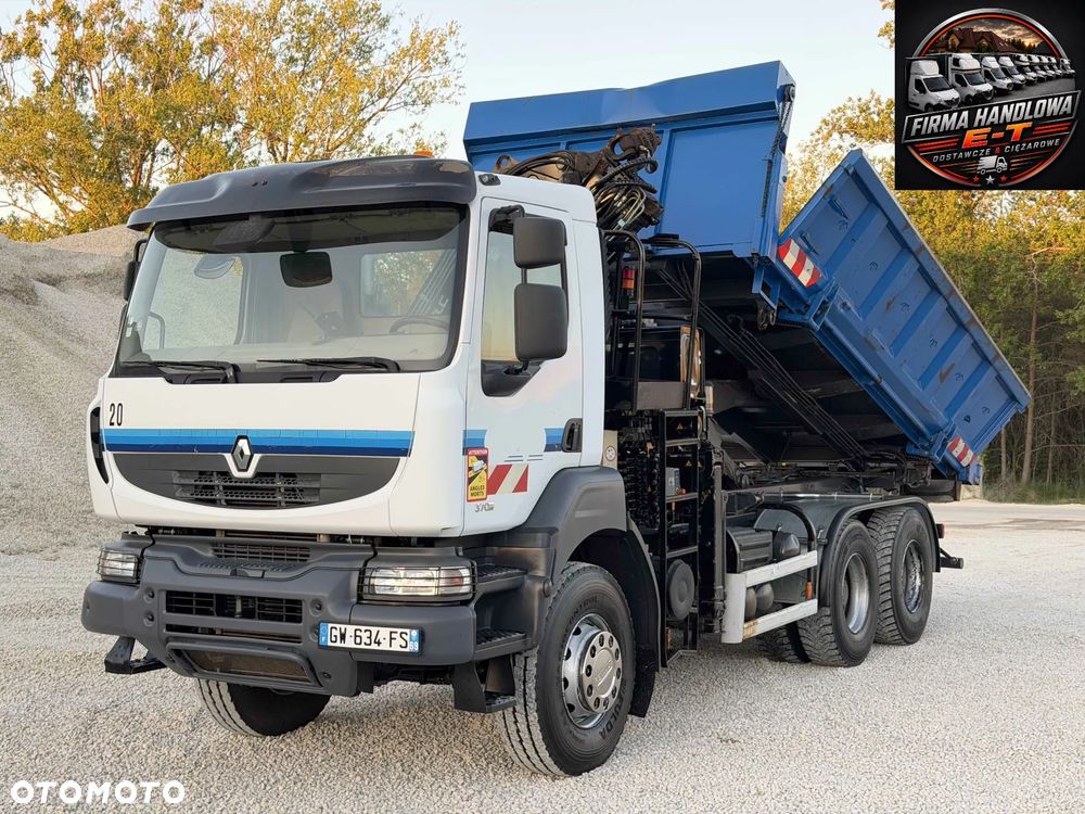 Renault KERAX=370DXi=6X4=WYWROTKA+HDS=TEREX - 1