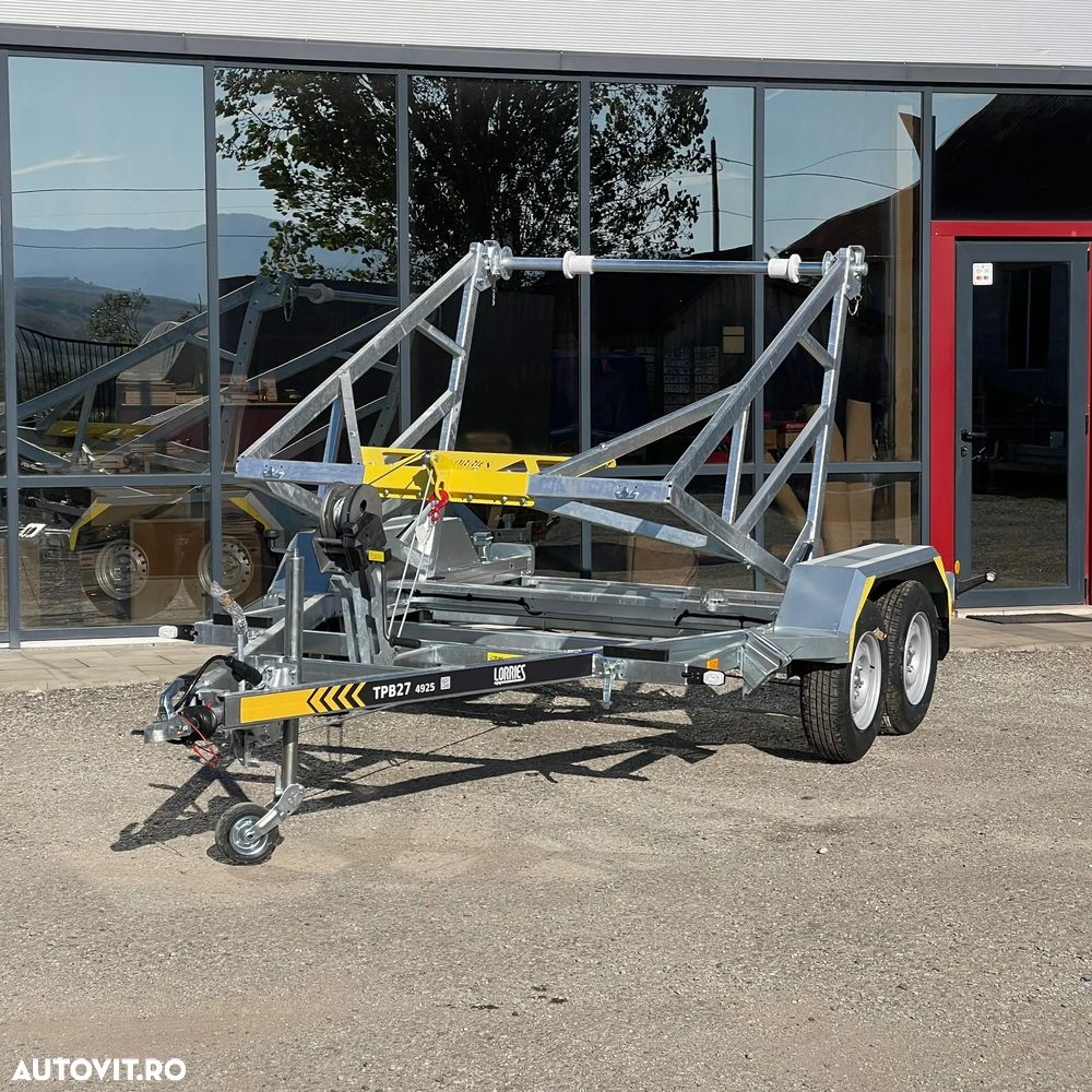 Lorries Remorca Transport Tambur Cablu - 2