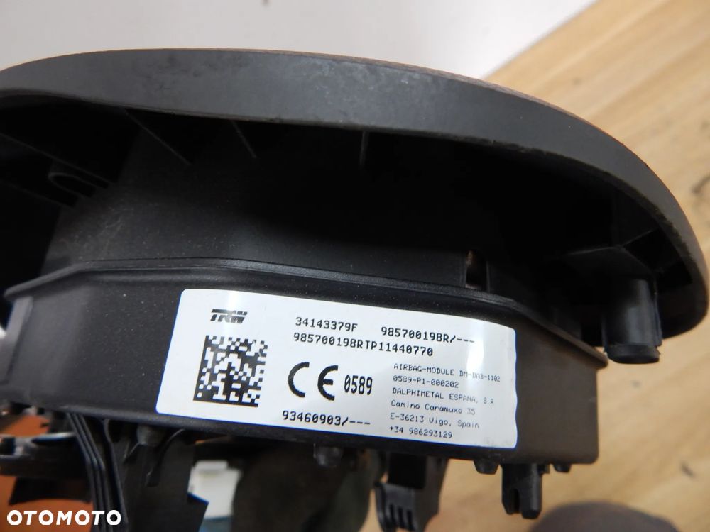 Poduszka powietrzna Airbag Renault Trafic III 14-22 Łuków części - 3