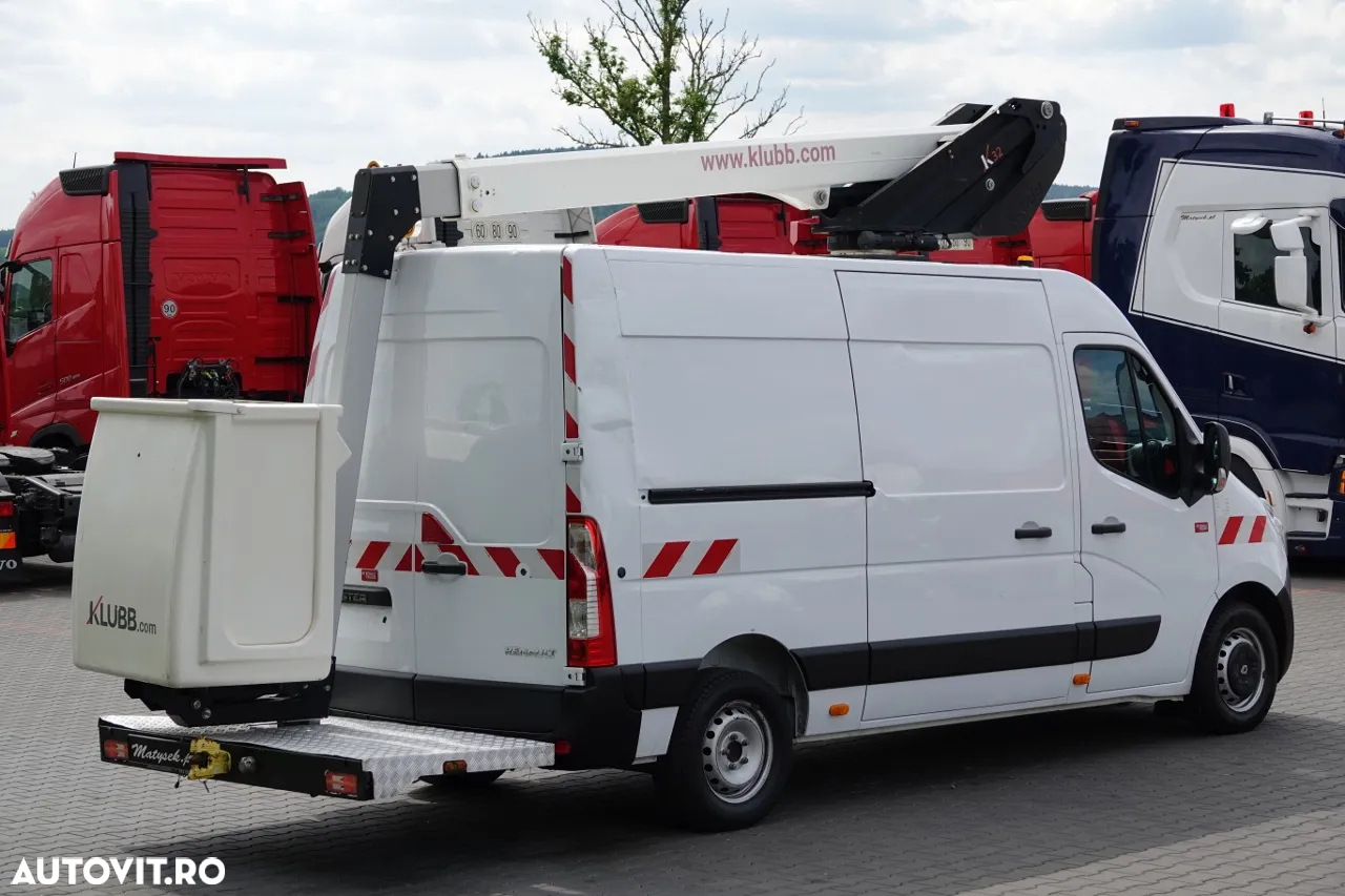Renault MASTER / Ridicator de coș - 10,5 metri / LIFT INTEGRAT + LIFTARE / IMPORTAT / DUPĂ CONTRACTUL DE SERVICE - 13