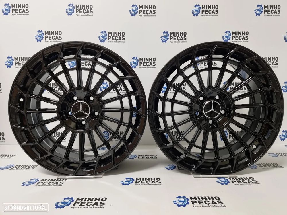 Jantes Mercedes Class S580 2022 SRX06 em 19 Preto Brilho - 1