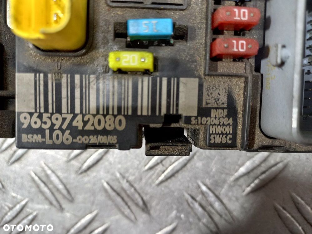 MODUŁ BSM PEUGEOT 307 SW 9659742080 BSM-L06 - 7