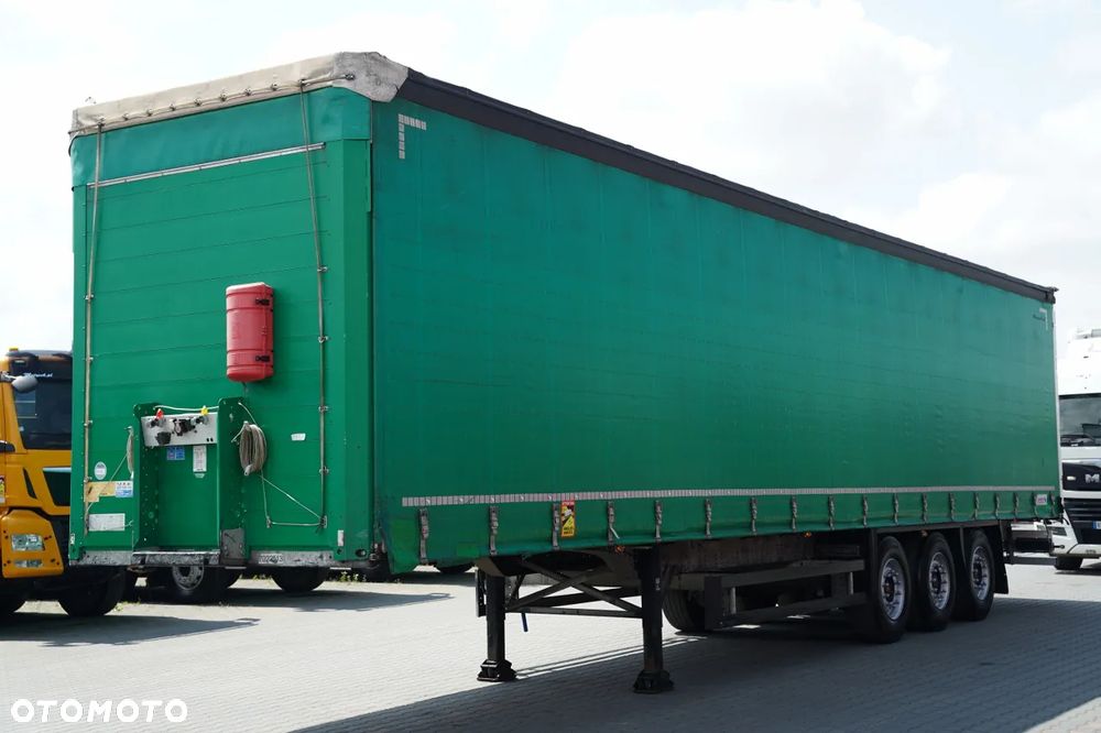 Schmitz Cargobull FIRANKA / STANDARD / 2x OŚ PODNOSZONA / SAF / PLANDEKA ZBROJONA / - 1