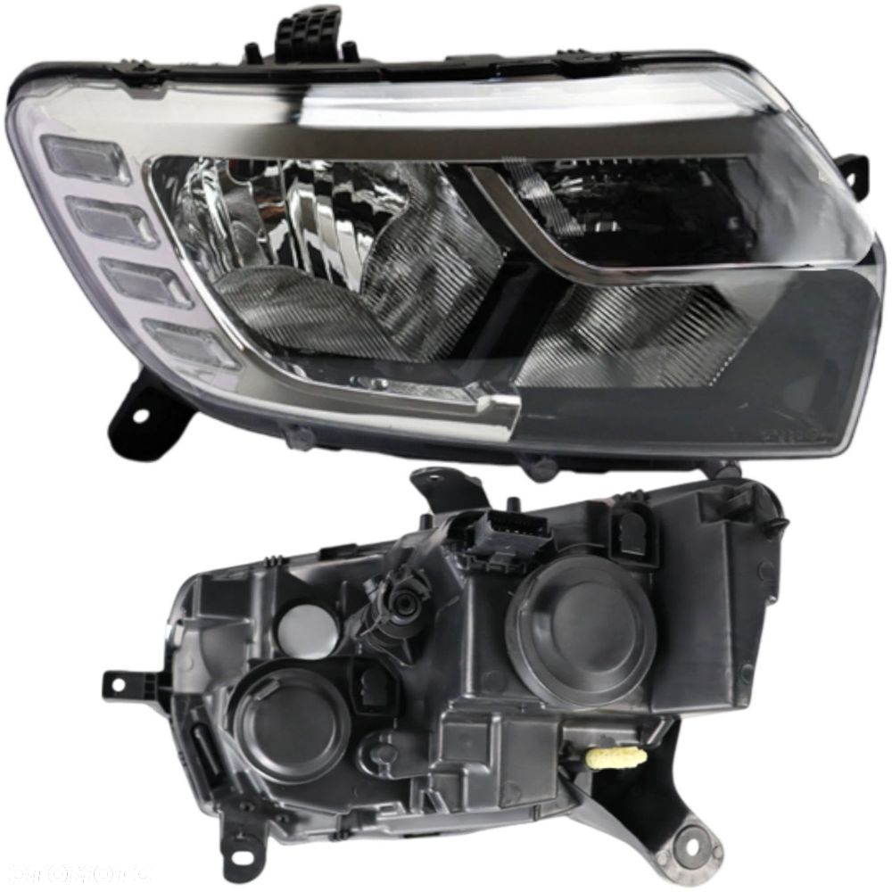 DACIA SANDERO LOGAN II 2017-2021 LAMPA PRZÓD REFLEKTOR PRAWY LED 260100697R - 4