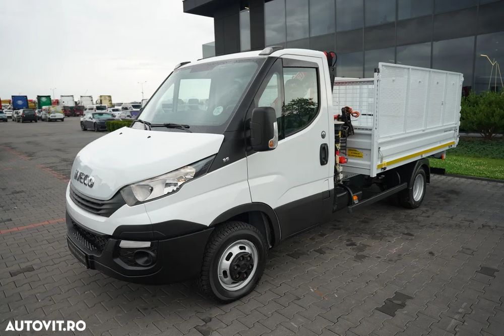 Renault MAXITY 140 DXI / BASCULATOR / + HDS FASSI F22A / CAPACITATE DE RIDICARE 995 KG / ATRACȚIE 5,5 M / IMPORTAT - 16