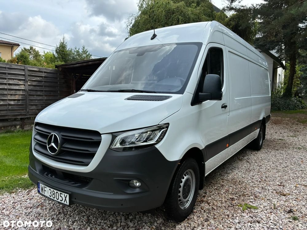 Mercedes-Benz Sprinter 317 Maxi Zabudowa Warsztatowa Najazd Składany Pneumatyka 170KM SALON PL Lampy LED Model 2023 - 4