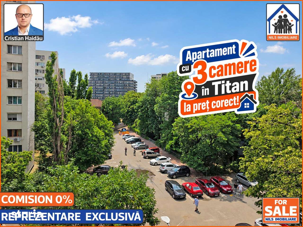 De vanzare: Apartament cu 3 camere in Titan | Comision 0! — fotografia 1