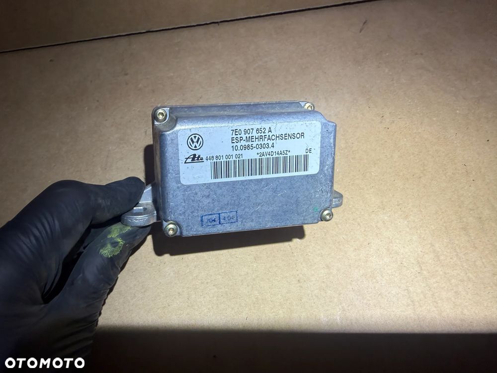 Moduł sterownik czujnik ESP 7E0907652A Volkswagen - 1