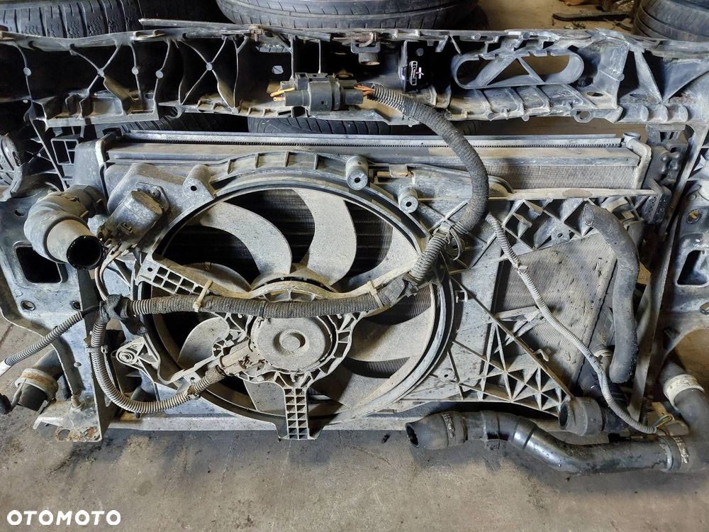 PAS PRZEDNI WZMOCNIENIE CZOŁOWE + KOMPLET CHŁODNIC OPEL CORSA D 1.3 CDTI - 4