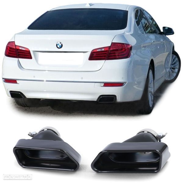 Ponteiras de Escape Bmw Série 5 F10 F11 (2010 a 2017) Look 550D - 1