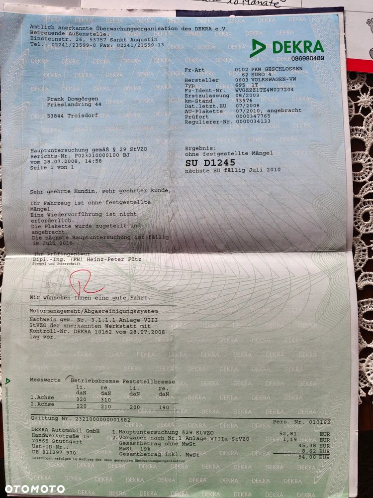 Volkswagen Touran 1.6 FSI Trendline - 19