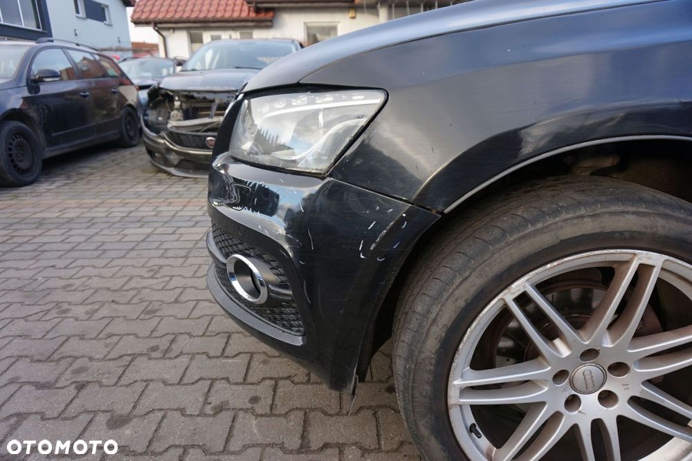 MASKA ZDERZAK BŁOTNIKI LAMPY Q5 I 8R LZ9Y XENON SPRYSKI S-LINE AUDI 2008-2012 CZARNY PRZÓD KOMPLETNY - 22