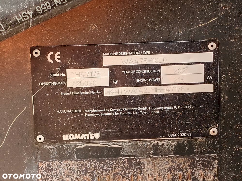 Komatsu WA475-10E0 2 - 11