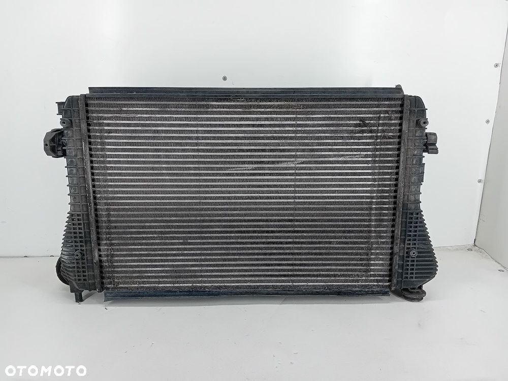 CHŁODNICA WODY Z WENTYLATOREM VW CADDY III 1.9 TDI 1K0121253AA - 1