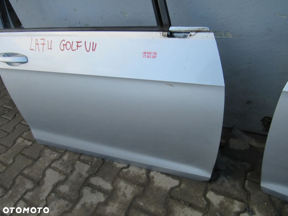 VW golf VII przednie prawe drzwi la7w - 3