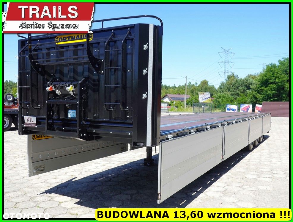 Orthaus Pokład 13,60 m, MOCNA KRATOWNICA, burty aluminiowe !!! - 10
