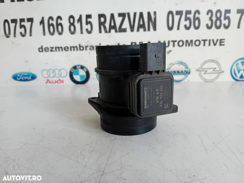 Debitmetru Aer vw Golf 6 VI Skoda Octavia Vw Touran Caddy 1.6 Tdi Motor CAY 03L906461 - 1
