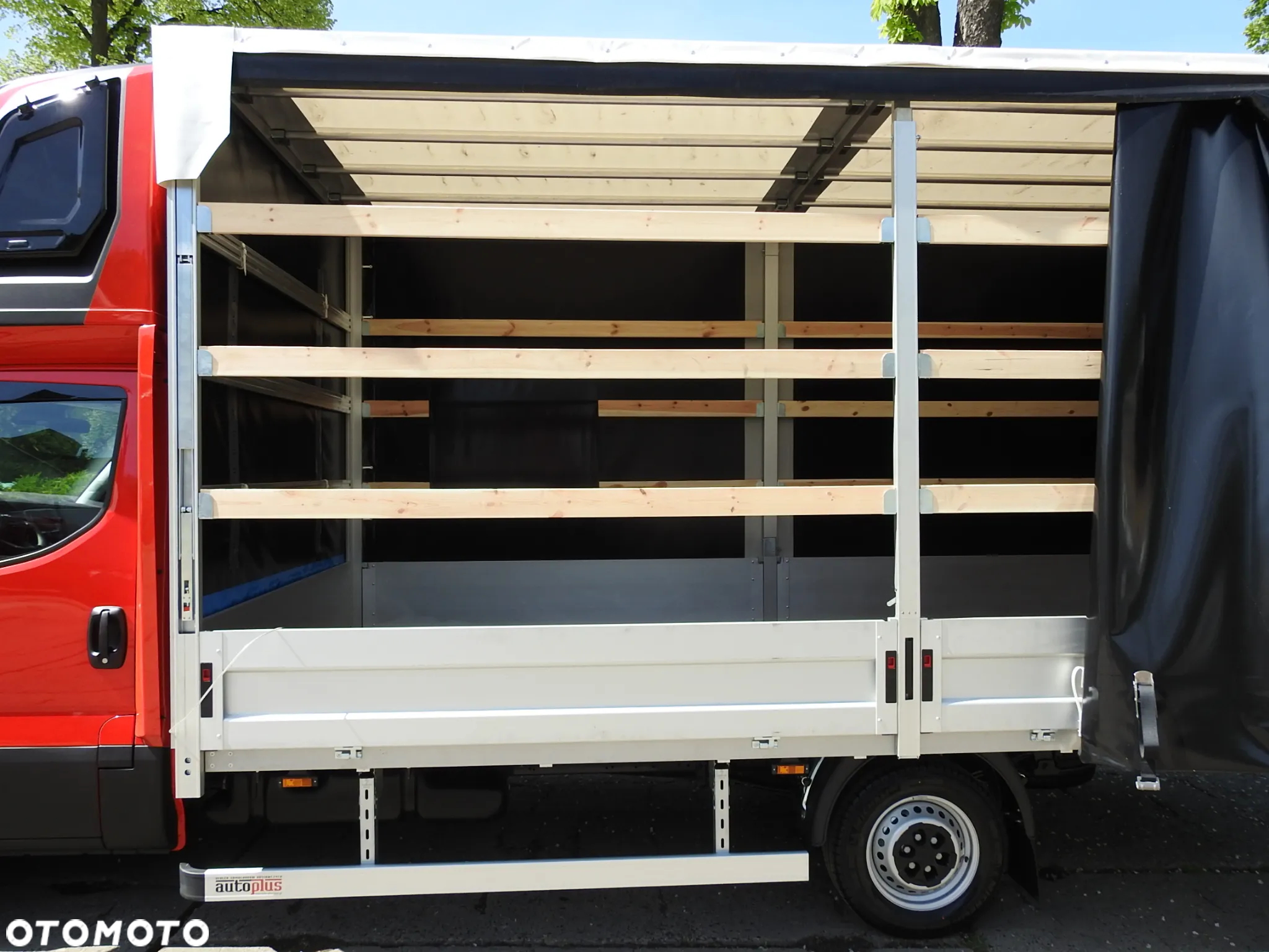 Iveco DAILY NOWY 35S18 CONNECT PLANDEKA 10 PALET WEBASTO KLIMATYZACJA TEMPOMAT NAWIGACJA LEDY ASO  180KM [ 500249 ] - 26