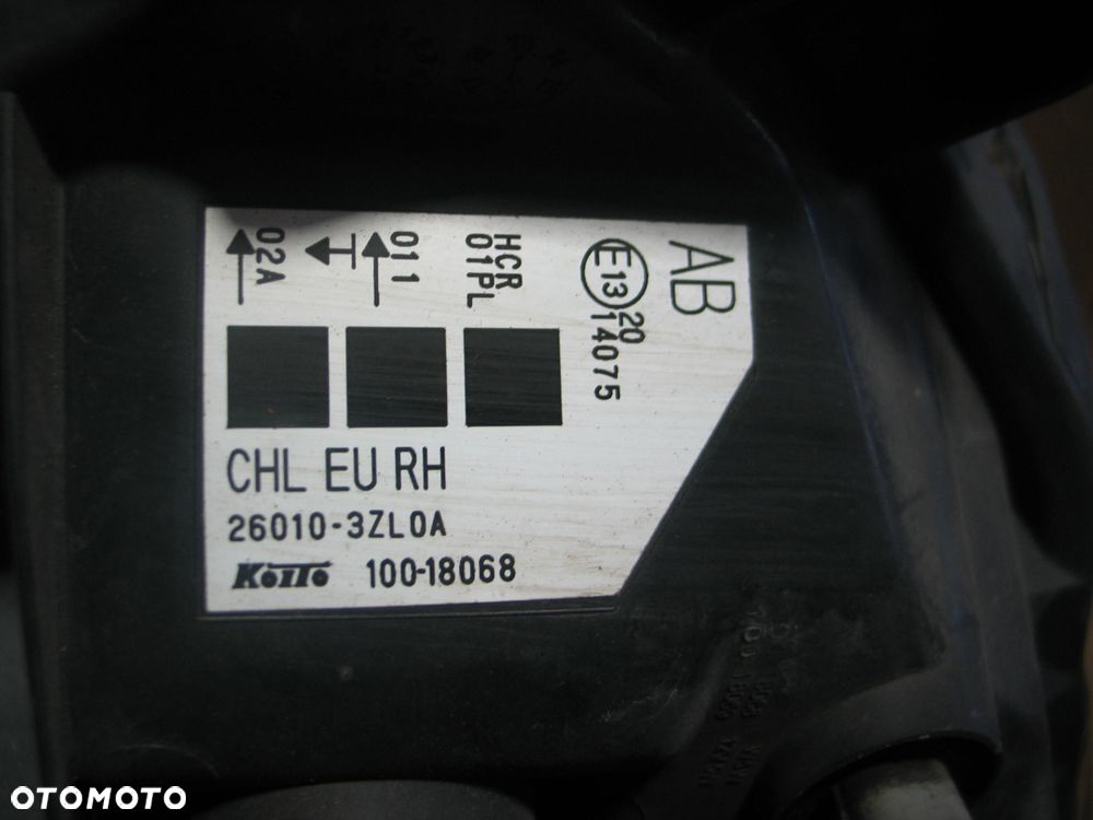 lampa prawy przod nissan pulsar 14-18r. 26010-3ZL0A europa - 15