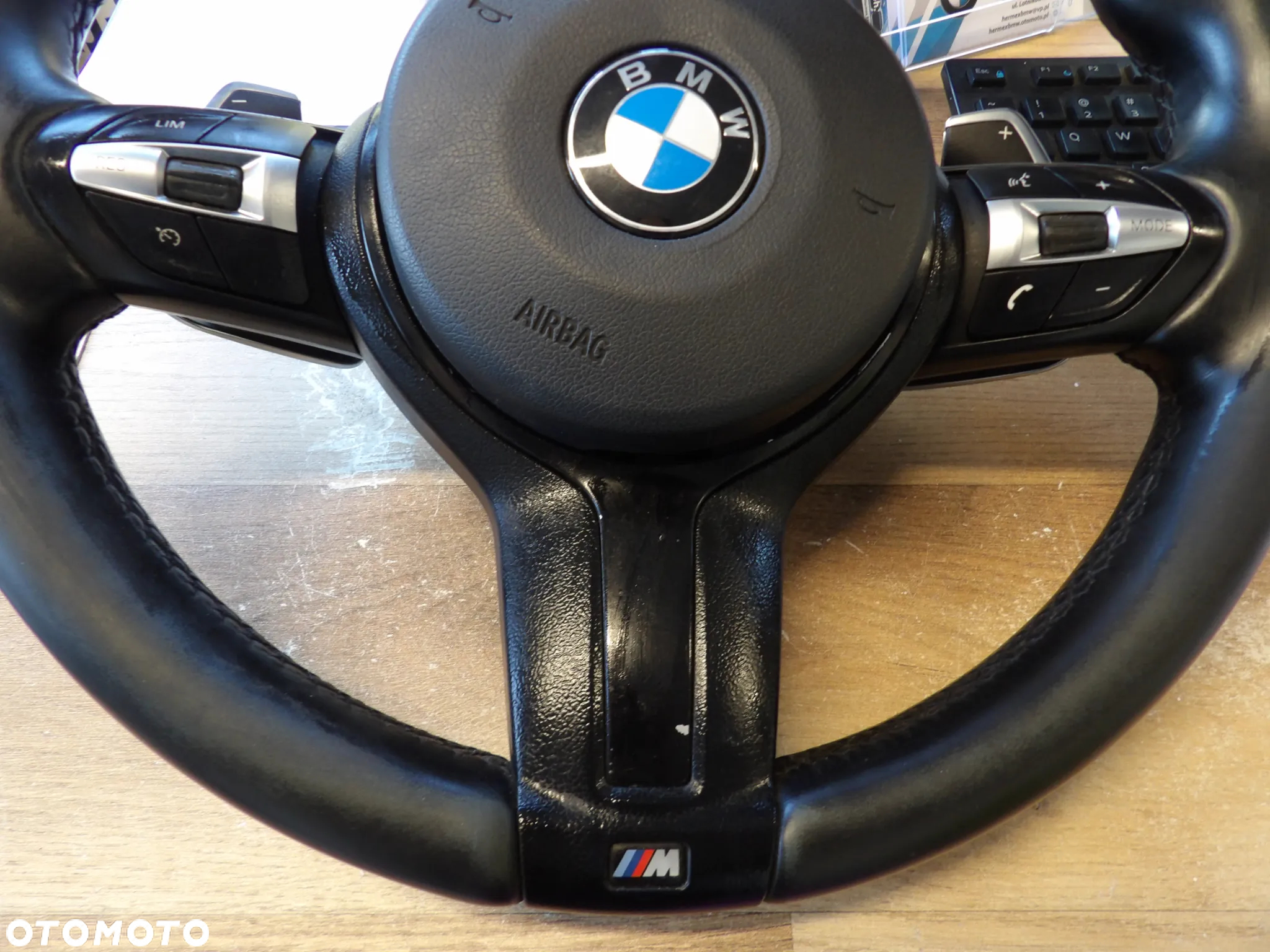 BMW - F20*,F30* - KIEROWNICA  M PAKIET - MULTIFUNKCJA - PODUSZKA AIRBAG - KOMPLET - 7850406 - 2