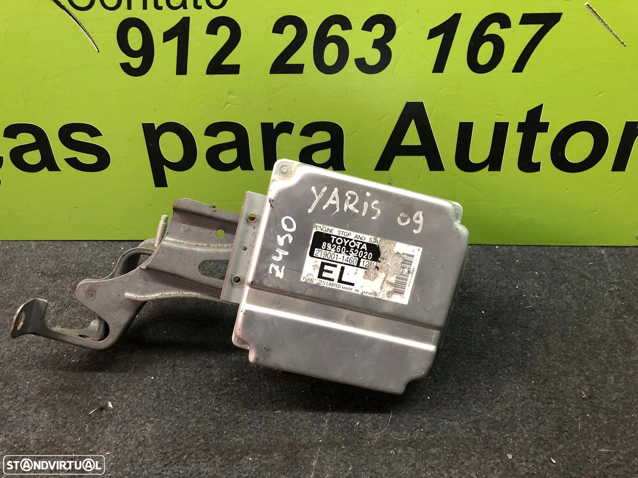 TOYOTA YARIS CENTRALINA START STOP / DIREÇÃO ASSISTIDA - Z450 - 2