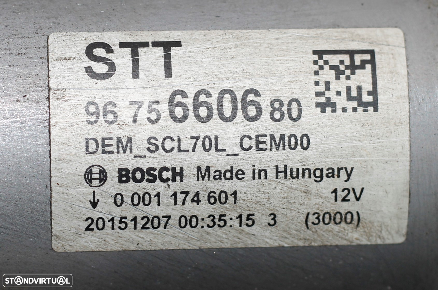 MOTOR DE ARRANQUE PEUGEOT 308 - 4