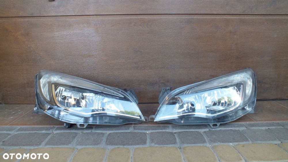 Lampa przednia lewa prawa Opel Astra 4 J chrom - 1