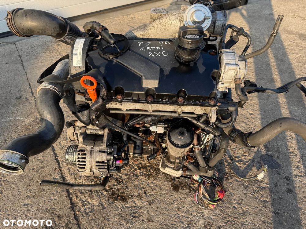 VW T5 1,9TDI 03-10r silnik kompletny /AXCAXB - 1