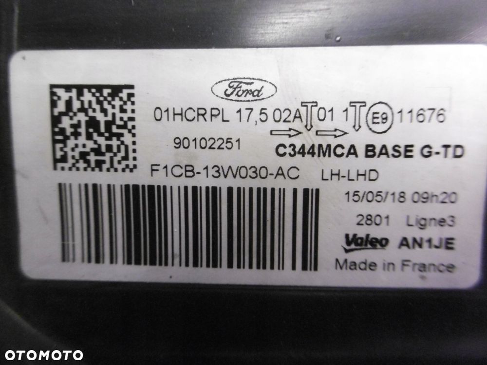 ford c-max ii mk2 15/19r lift - lampa przednia lewa - 8