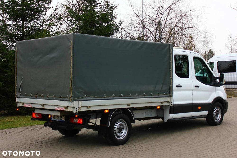 Ford TRANSIT BRYGADÓWKA 2.0 TDCI 130KM 7 OSÓB PAKA PLANDEKA OŚWIETLENIE ROBOCZE - 6
