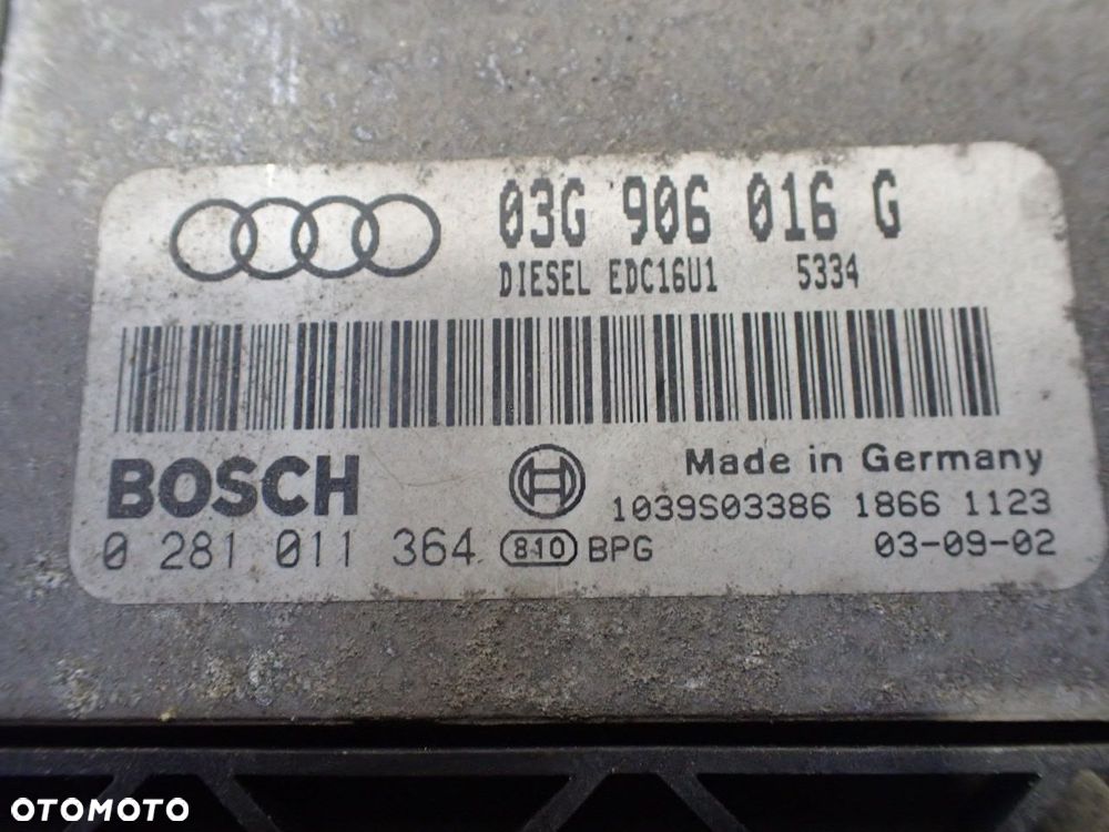KOMPUTER SILNIKA AUDI A3 8P 2.0TDI 03G906016G - 2