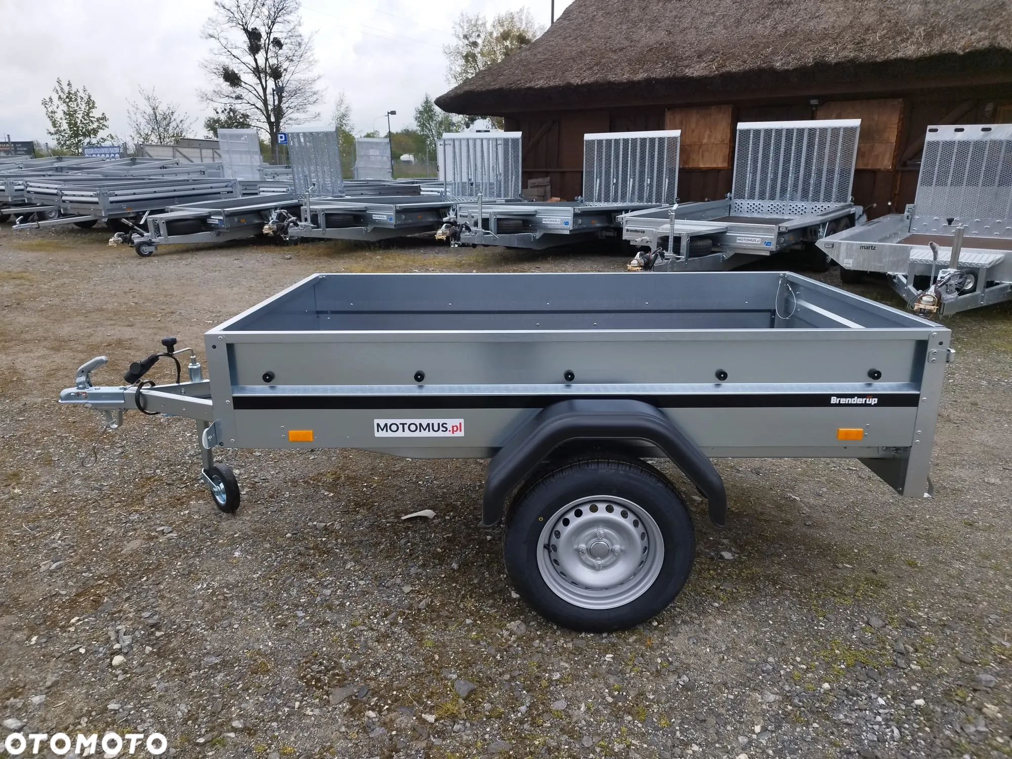 Brenderup Przyczepa Brenderup 1203S UB 203x116x35 1 oś 750kg nowa HIT CENOWY plandeka płaska gratis - 7