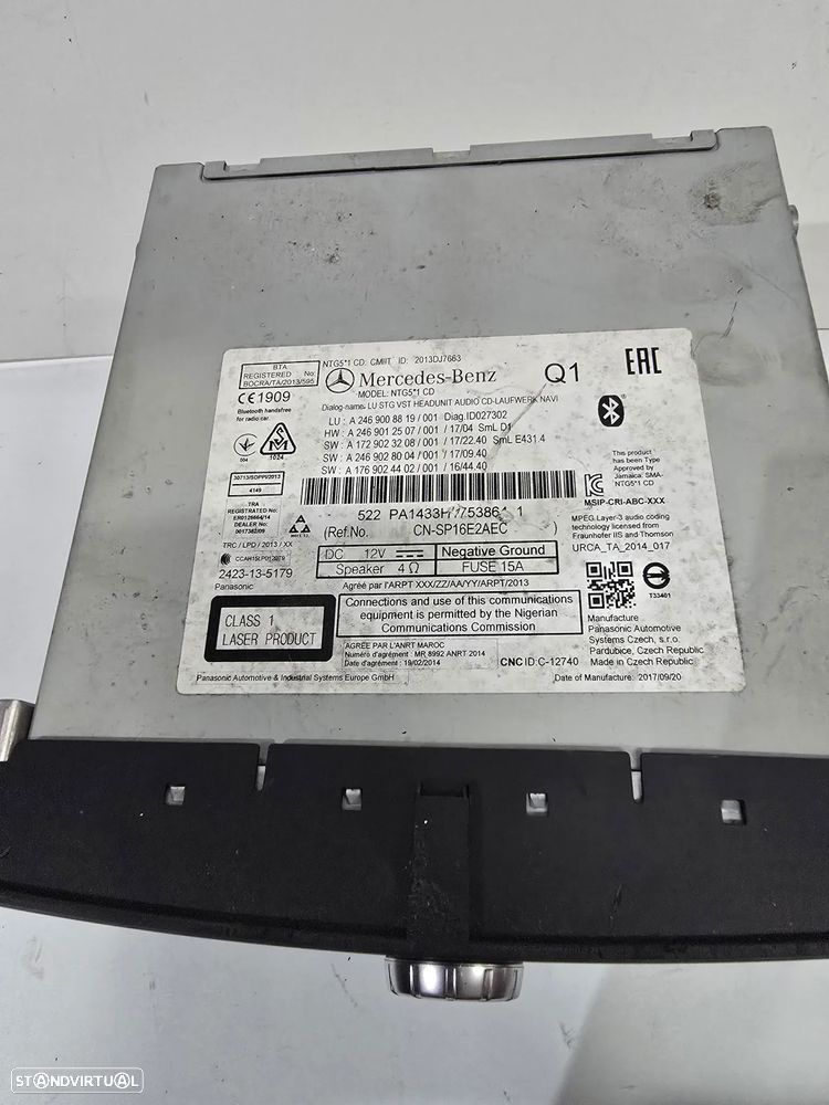 Rádio Mercedes CLA  2017 - 2