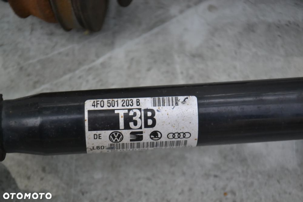AUDI A6 C6 PÓŁOŚ NAPĘDOWA TYŁ TYLNA PRAWA LEWA 4F0501203B - 2