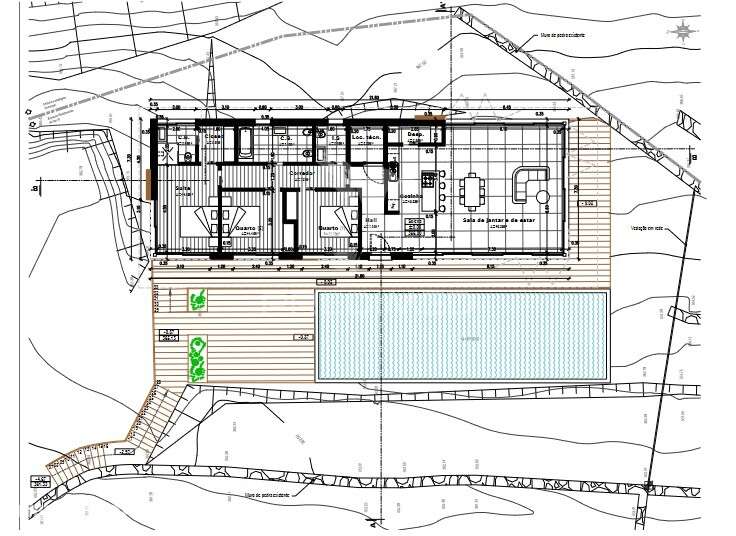 Terreno urbano com projeto de construção de moradia - Grande imagem: 4/9
