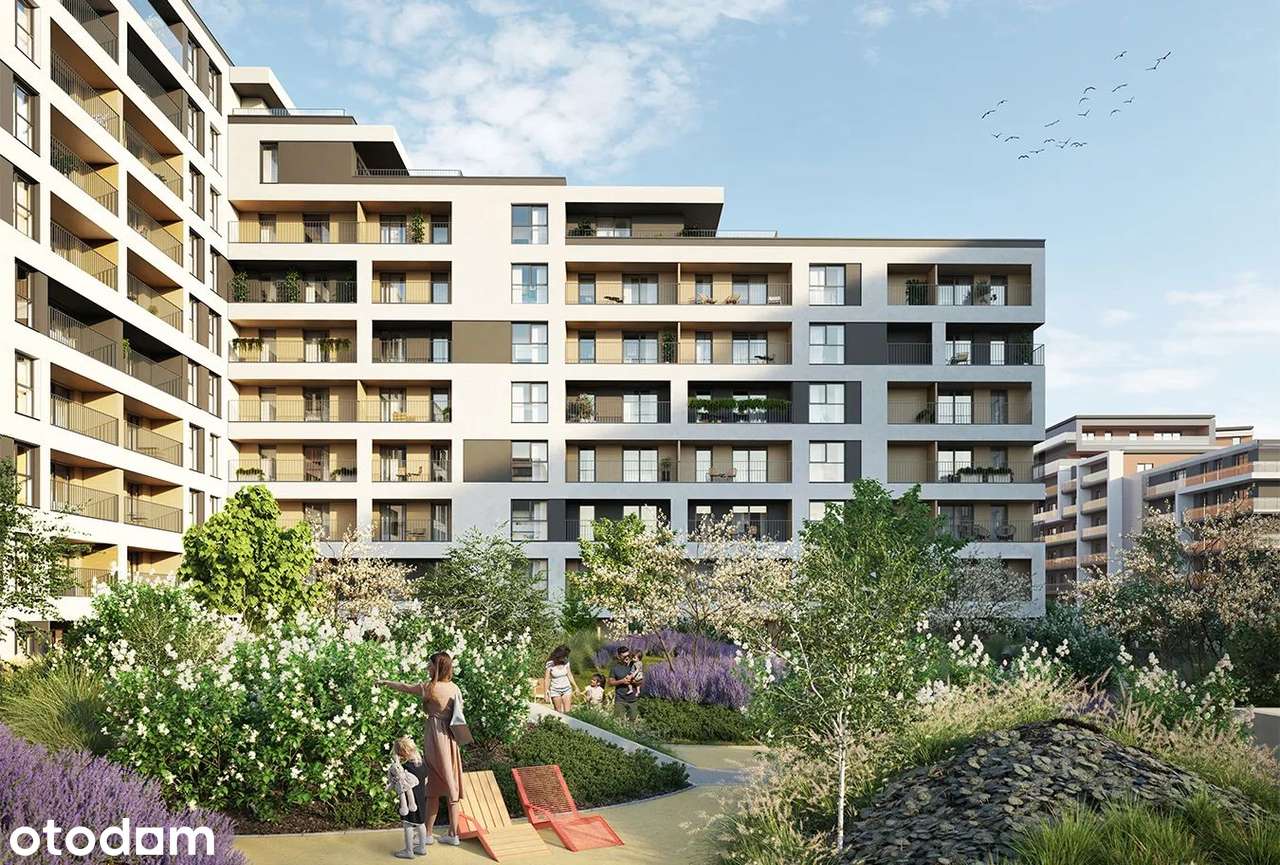 2-pokojowe mieszkanie 48m2 + loggia