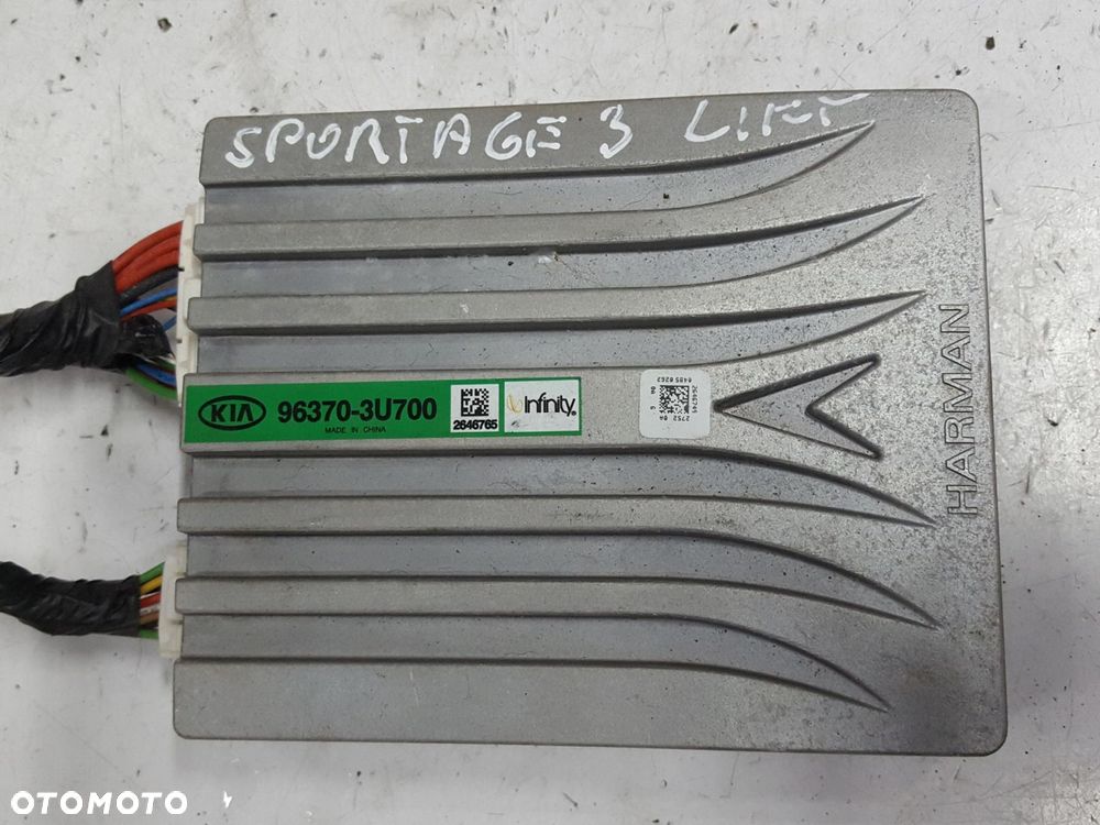 KIA SPORTAGE 3 III LIFT 13-15r WZMACNIACZ RADIA AUDIO HARMON 96370-3U700 - 1