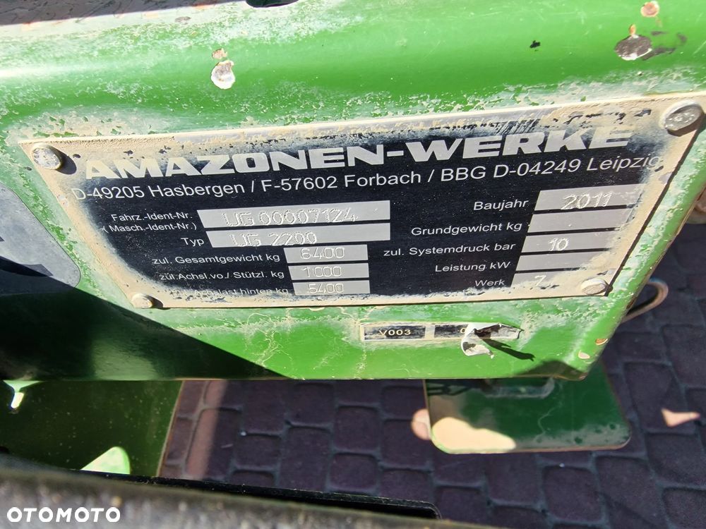 Amazone UG 2200, 15m, 2200L - 11