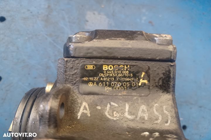 Pompa inalta presiune 2.2 CDI A6110700501 0445010008 Mercedes-Benz A- - 3