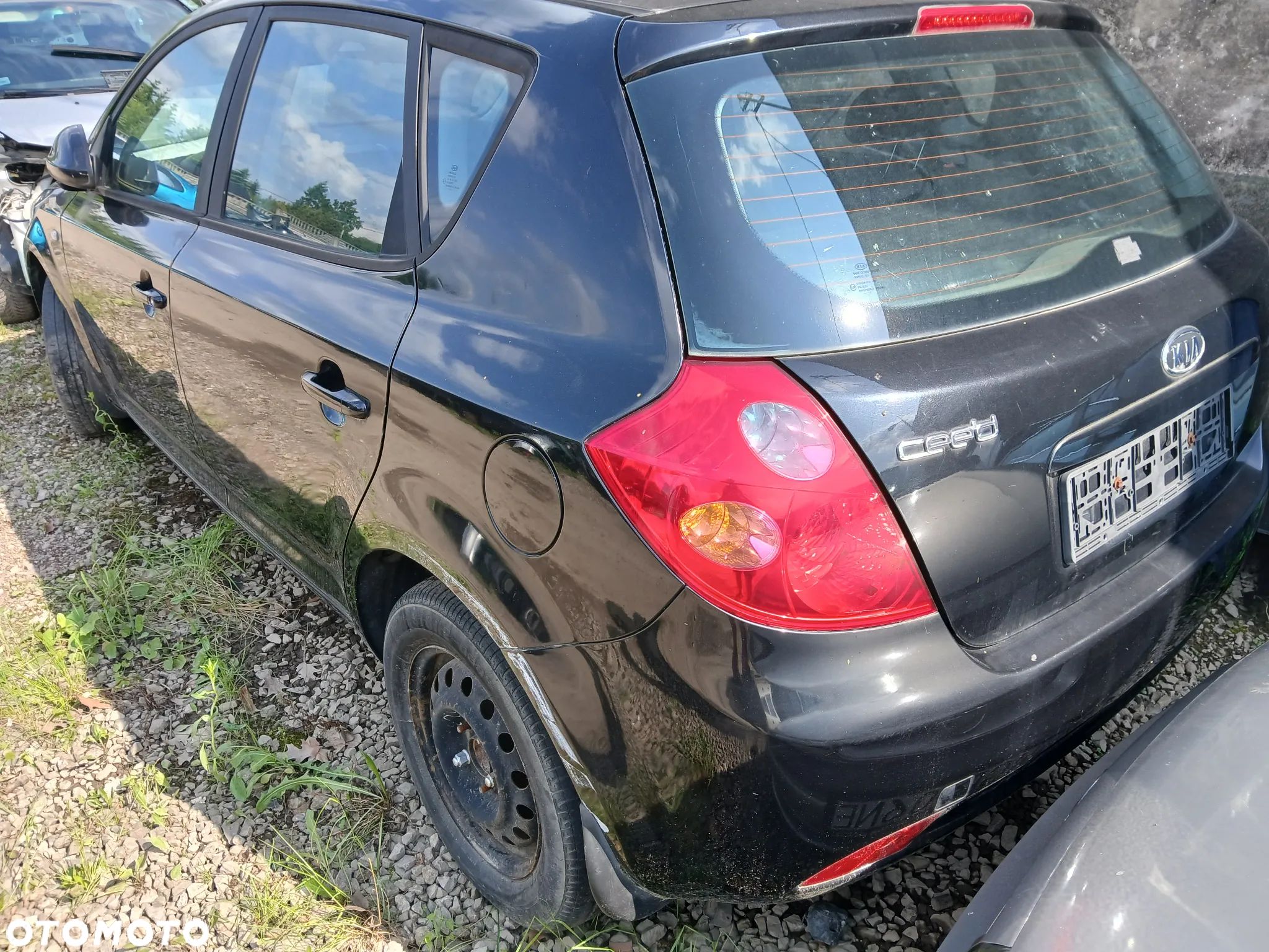 kia ceed I 1K BLACK PEARL maska pokrywa silnika klapa bagażnika zderzak lampa reflektor pas przedni - 1