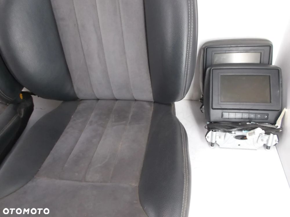 Zagłówek fotel tapicerka Mercedes ML W164 AMG osłona fotela - 4