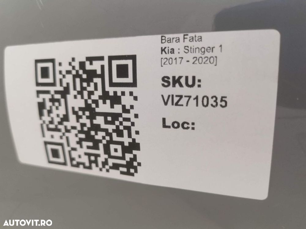 Bara Fata Kia  Stinger 1 2017 2018 2019 2020 Originala In Stare Buna - 8