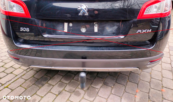 PEUGEOT 508 I RXH ZDERZAK TYŁ DÓŁ DYFUZOR SPOILER   KTVD