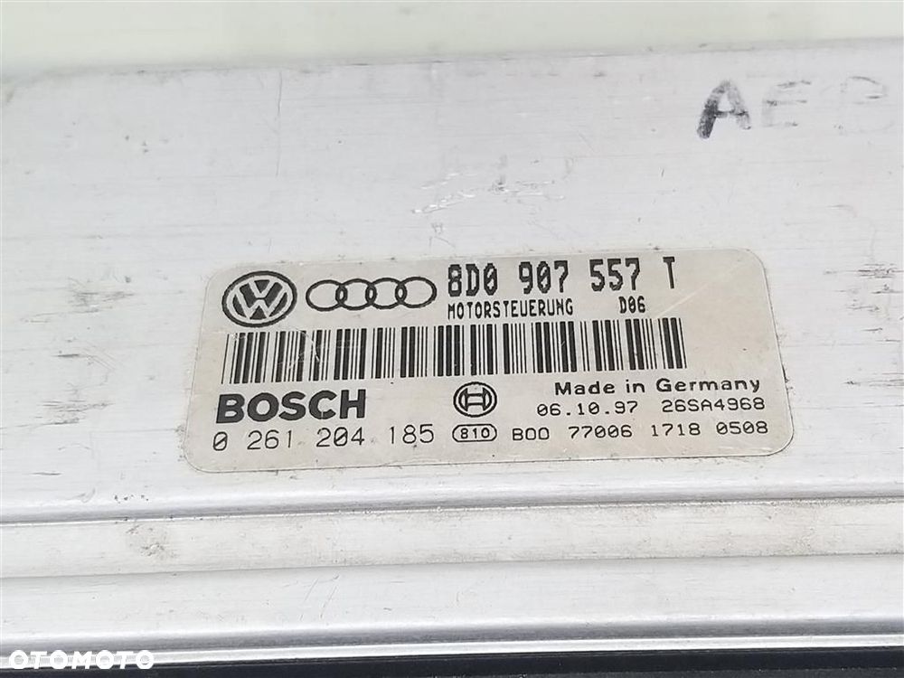 Komputer sterownik silnika Audi A4 B5 1995-2001 1.8TURBO BOSCH 8D0907557T - 6
