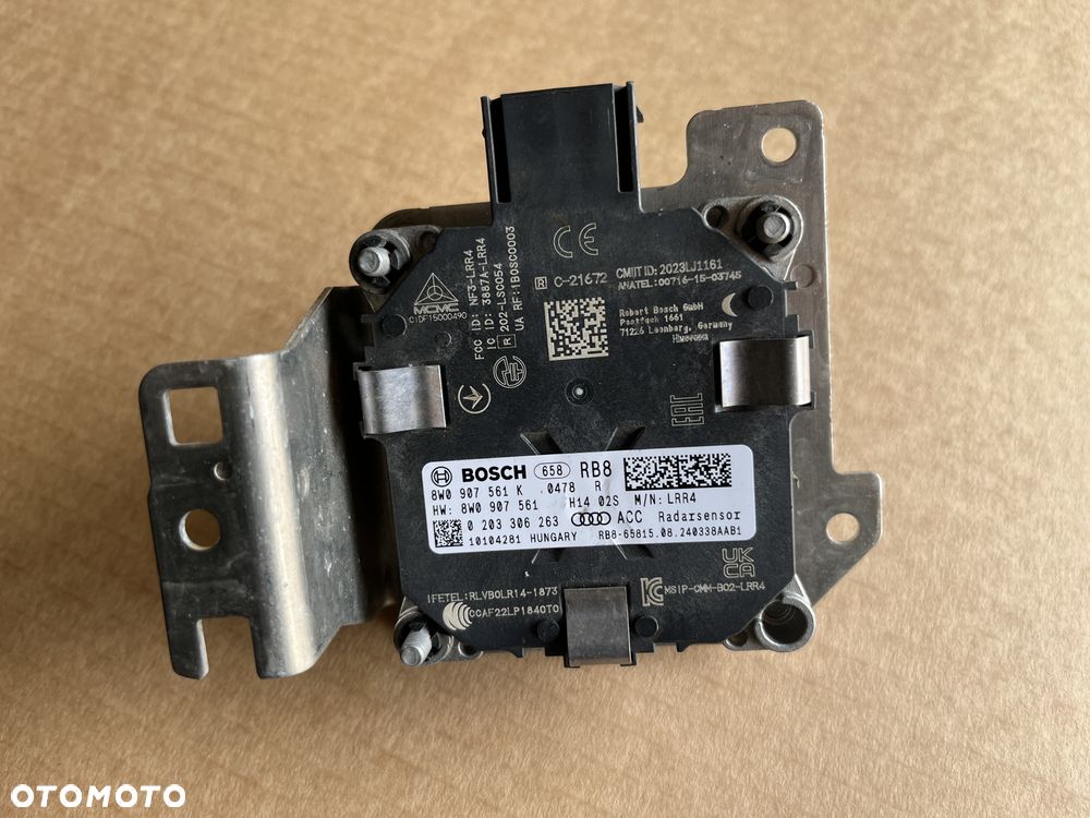 RADARSENSOR AUDI A4 B9 8W0 RADAR ACC DISTRONIC AUDI A5 8W0907561K PRAWY - 3