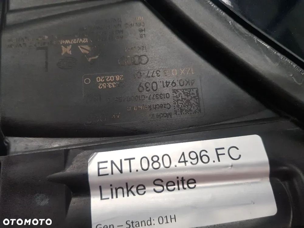 Lampa lewy przód full led Audi A6 C8 EUROPA 4K0941039 - 14