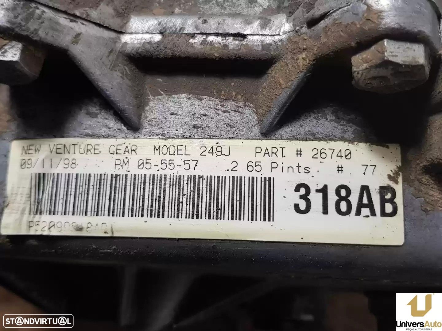 CAIXA VELOCIDADES JEEP GRAND CHEROKEE I 1993 -249J - 1