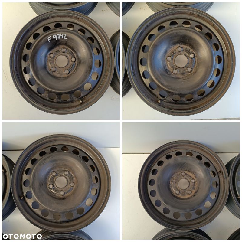 FELGI 5x112 17 AUDI Q3 + Kołpaki 5QF601025 J/K 4szt (F9742) - 4