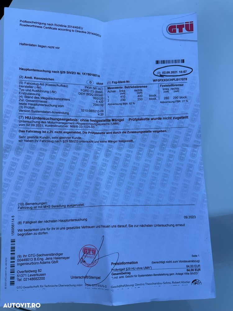 Ford Focus 2.0 EcoBlue Start-Stopp-System TITANIUM X - 36