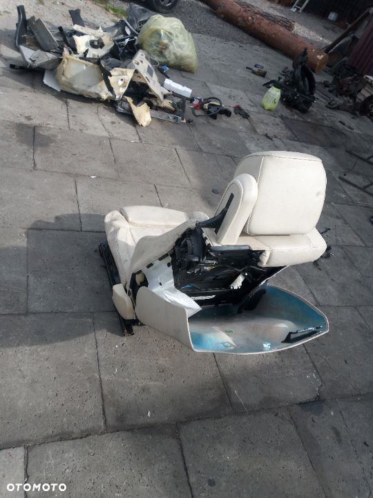 bmw e93 cabrio fotel siedzenie przod przednie lewe skora skorzane - 5